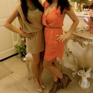 BCBG GENERATION orange dress